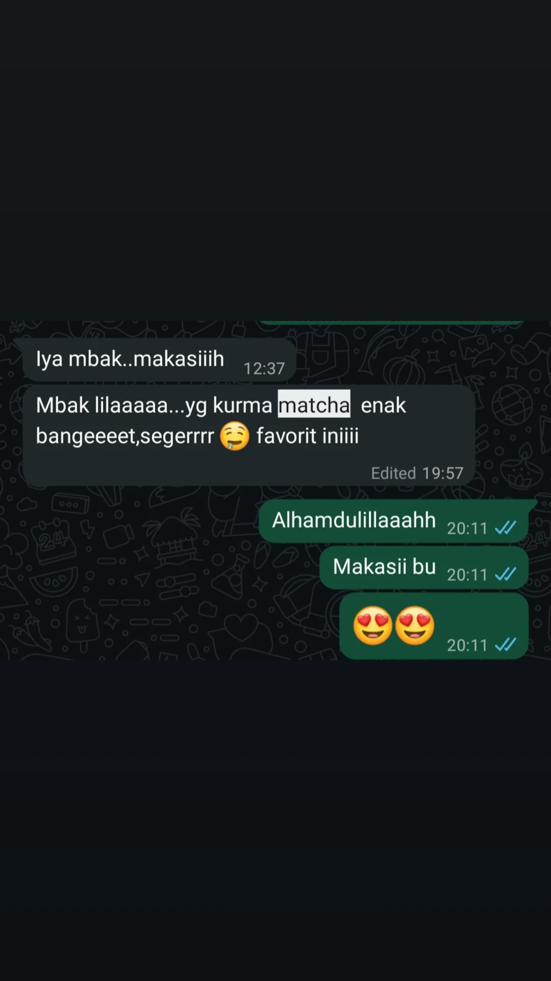Testimoni pelanggan tetap Haziq Kurma
